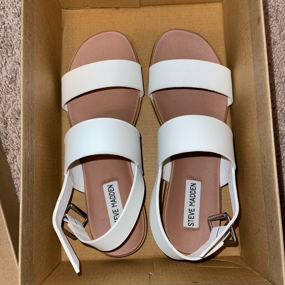 Steve Madden Shoes - White Steve Madden Sandals